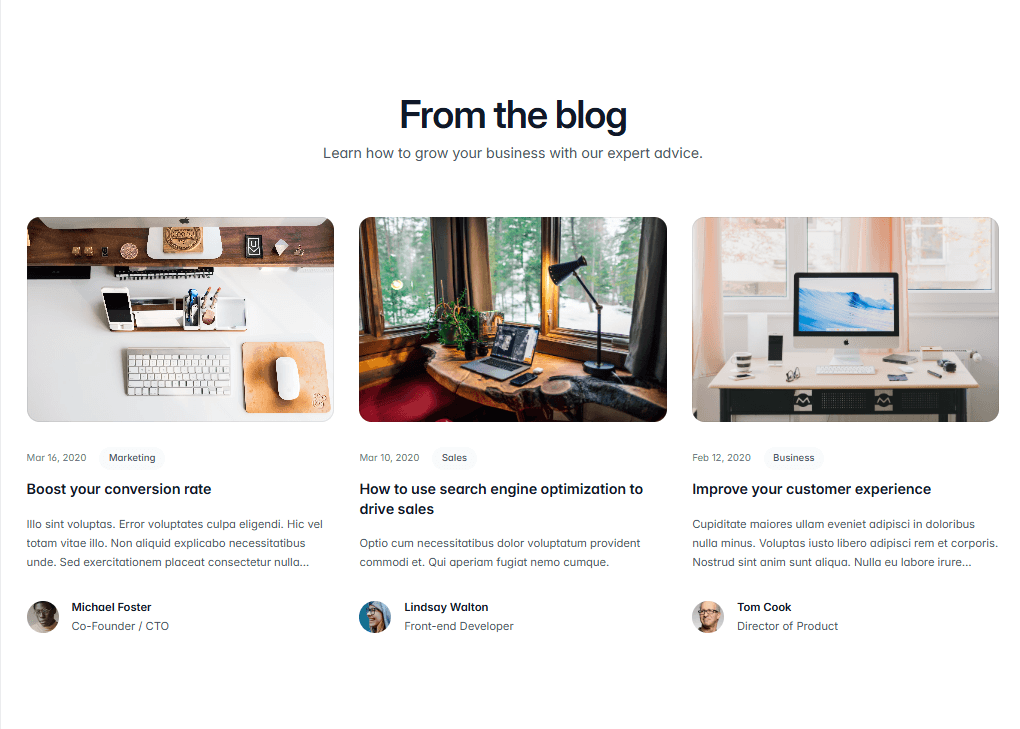 startup template