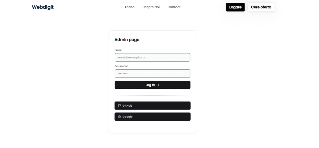 startup template